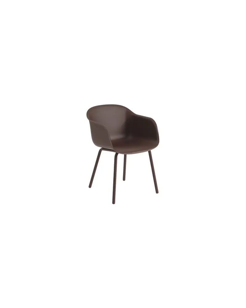 Muuto Sessel Fiber - Braun - thermolackierter Stahl - Designer Iskos-Berlin 