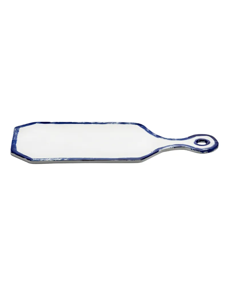 Serax Servierplatte Delia - Blau - emaillierter Sandstein - Designer Annebet Philps 