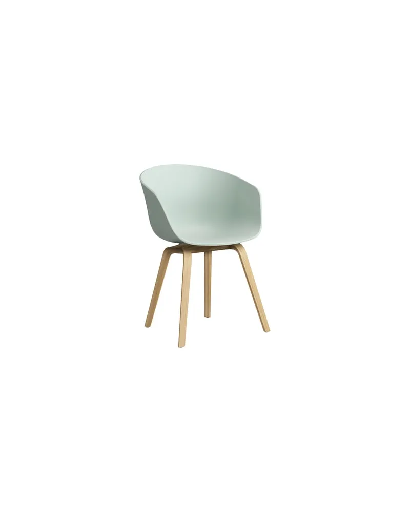 Hay Sessel About a chair - Grün - Recyceltes Polypropylen - Designer Hee Welling 