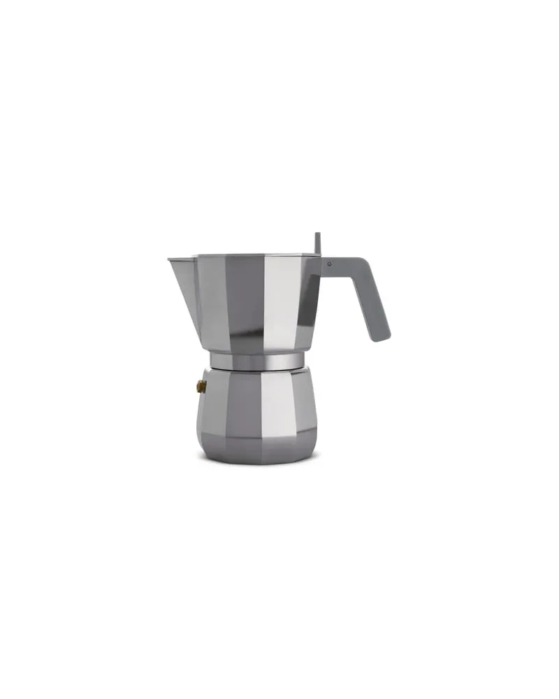 Alessi italienischer Kaffeebereiter Moka - Metall - Gussaluminium - Designer David Chipperfield 