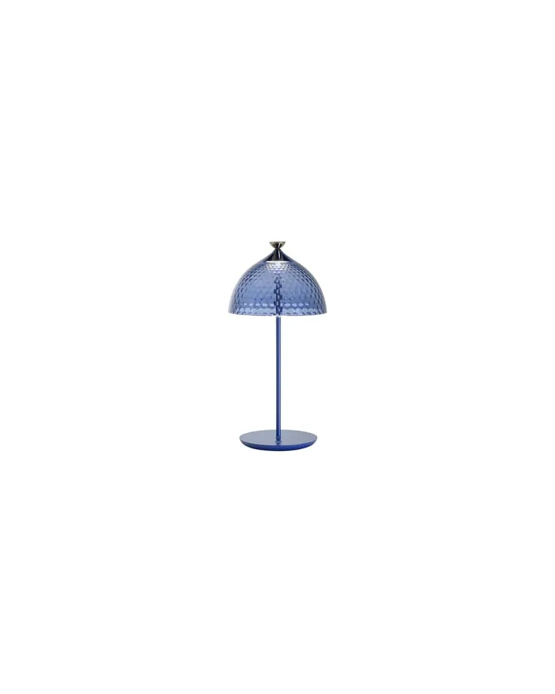 Kartell Tischleuchte Pumo - Blau - Aluminium - Designer Fabio Novembre 