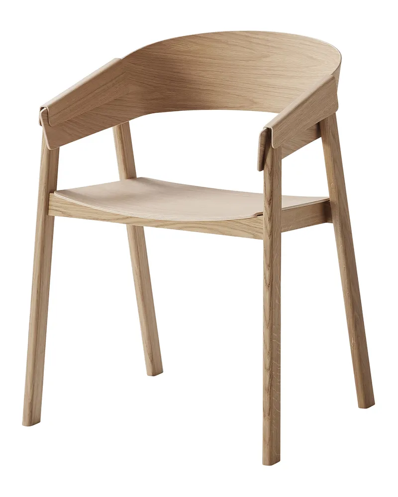 Muuto Sessel Cover - Holz natur - Eiche natur - Designer Thomas Bentzen 