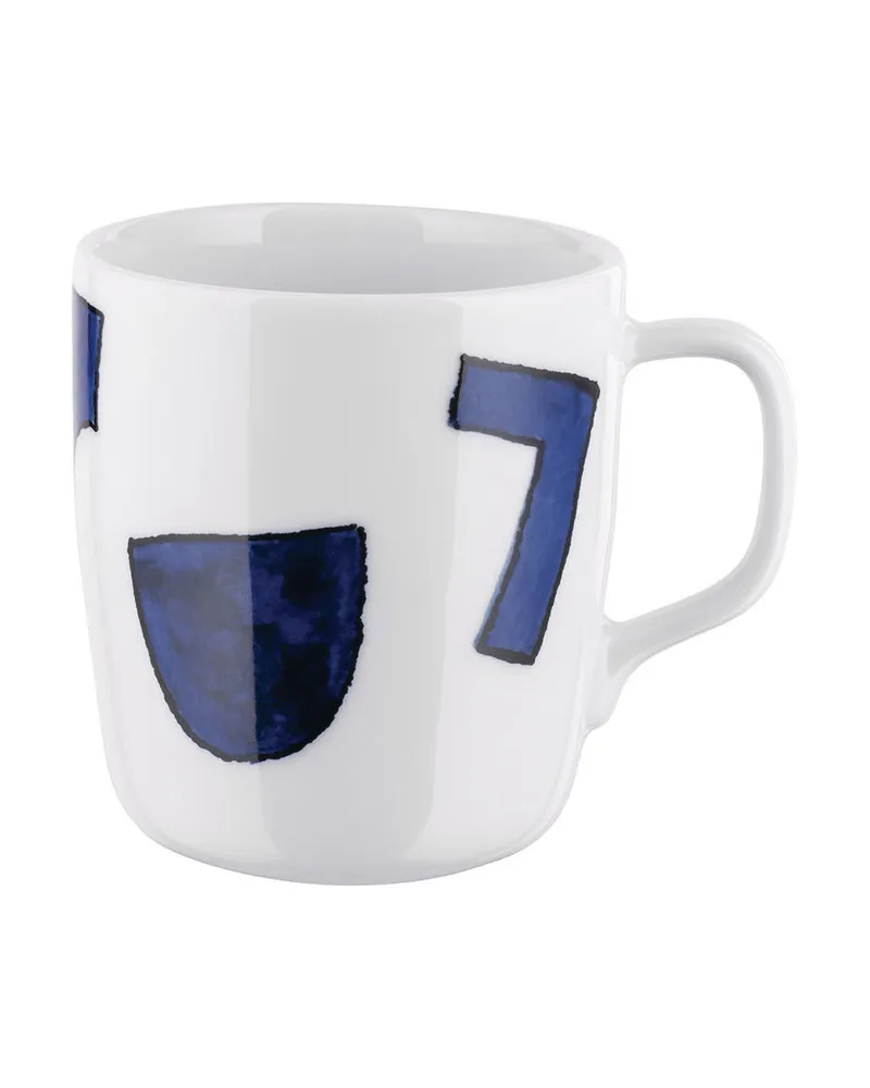 Alessi Becher Itsumo - Blau - Porzellan - Designer Samiro Yunoki 