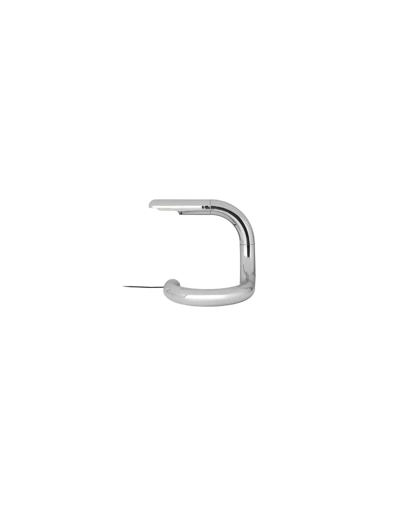 Gubi Tischleuchte Aspid - Metall - Verchromtes Eisen - Designer Gianfranco Frattini 