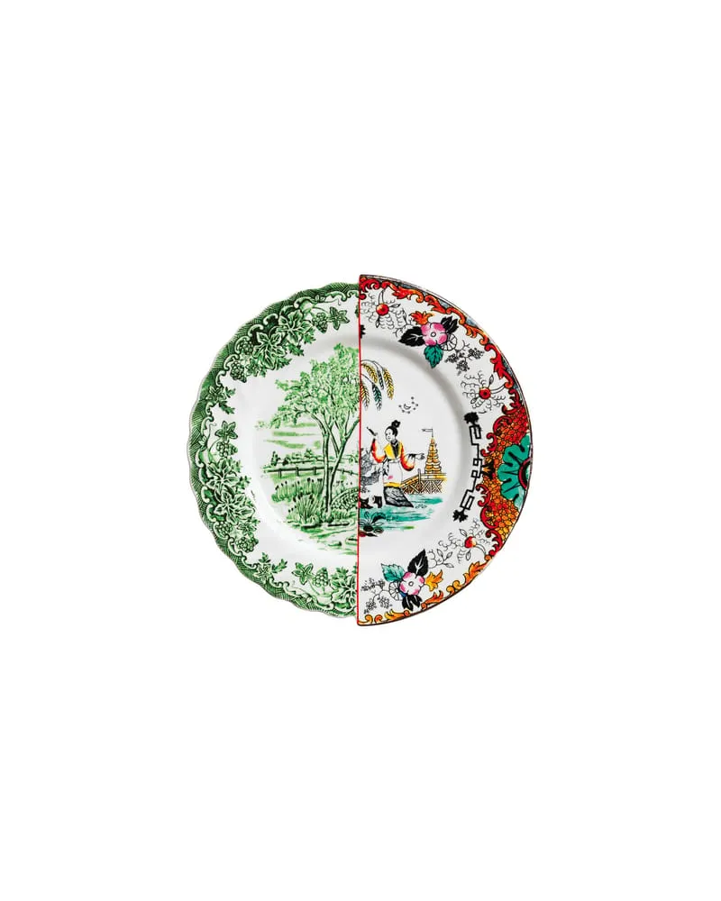 Seletti Teller Hybrid - Bunt - Porzellan - Designer Studio CTRLZAK 