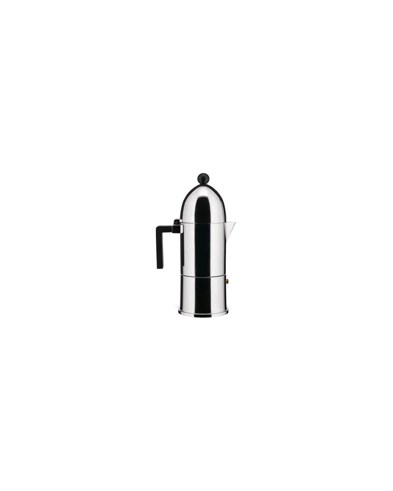 Alessi italienischer Kaffeebereiter Cupola - Metall - Gussaluminium - Designer Aldo Rossi 