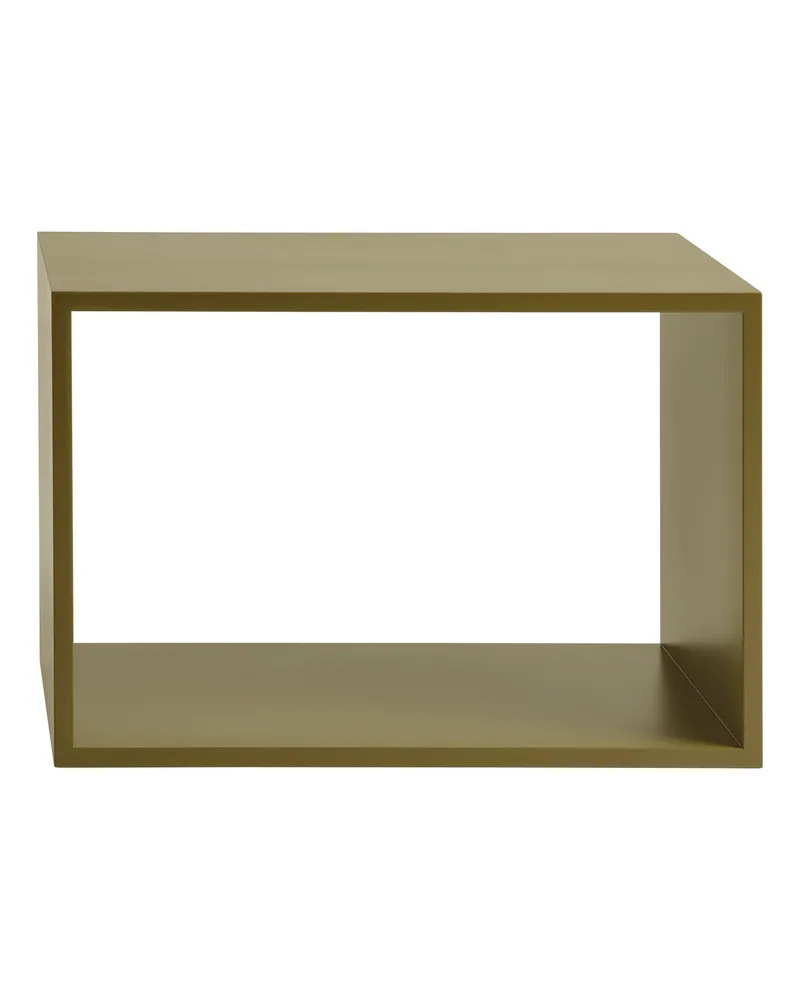 Muuto Regal Stacked - Grün - mitteldichte bemalte Holzfaserplatte - Designer Julien De Smedt 
