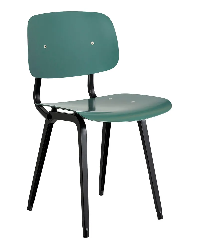 Hay Stuhl Revolt - Rot - Recyceltes ABS - Designer Friso Kramer 
