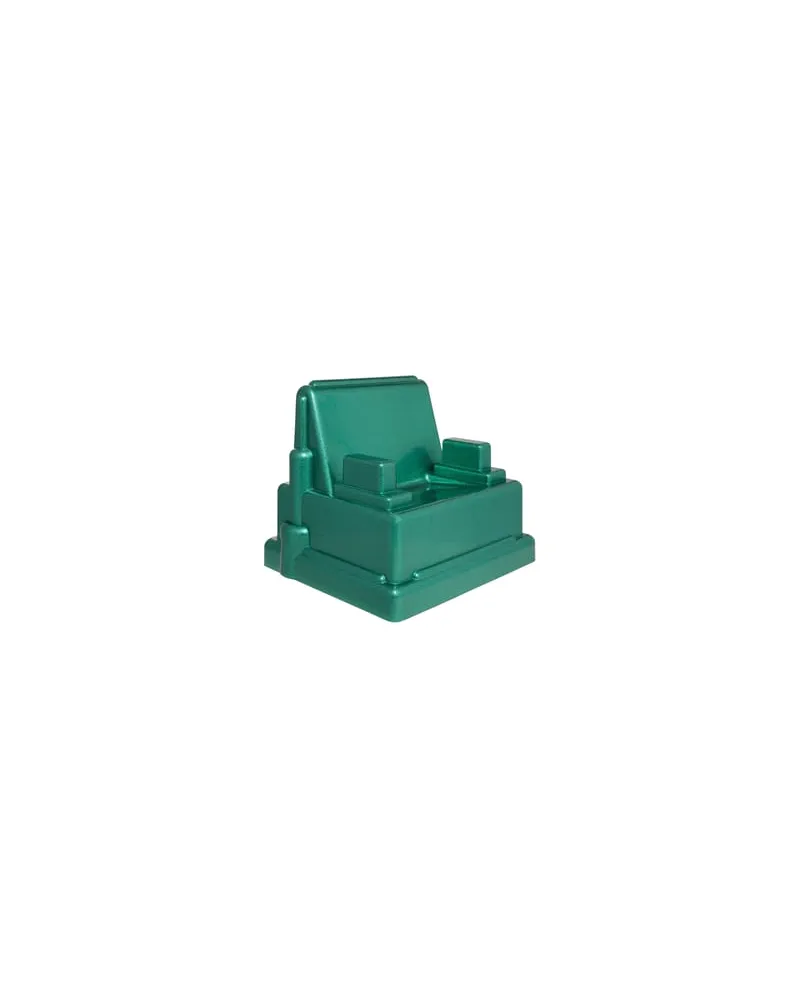 Memphis Milano Sessel meuble - Grün - Glasfaser - Designer Marco Zanini 