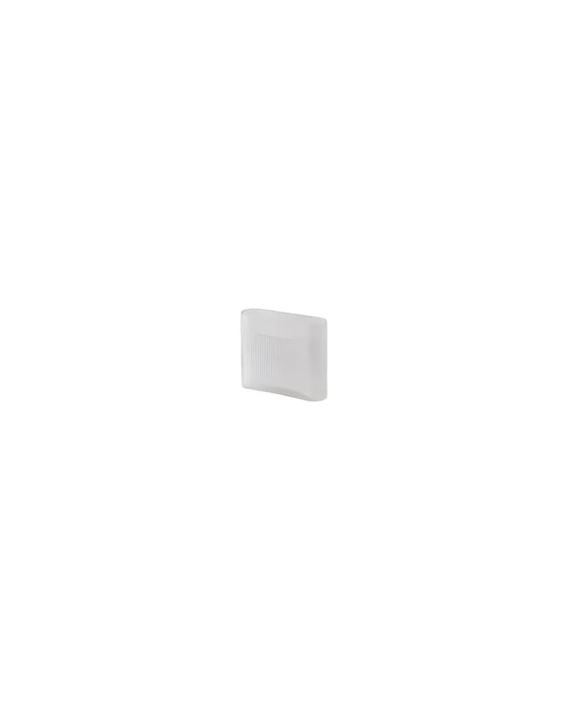 Muuto Vase Ridge - Weiß - Mattglas, mundgeblasen - Designer Studio Kaksikko 