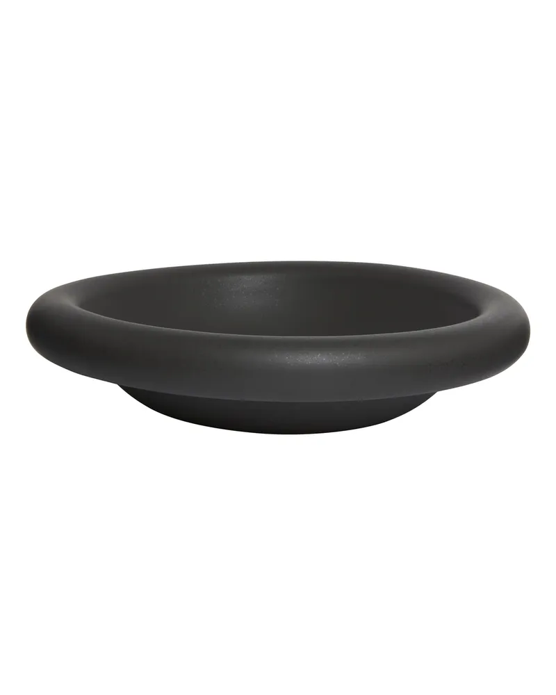 Toogood Suppenteller Dough - Schwarz - emaillierter Sandstein - Designer Faye Toogood 