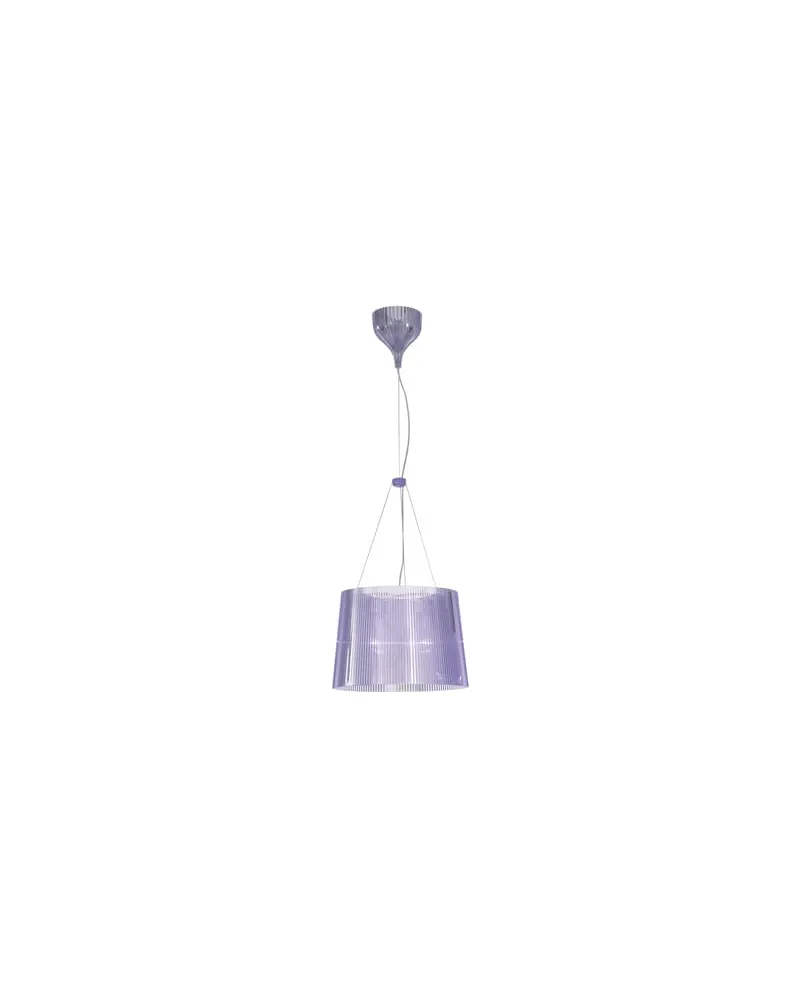 Kartell Pendelleuchte E - Blau - Polycarbonat 2.2 - Designer Ferruccio Laviani 