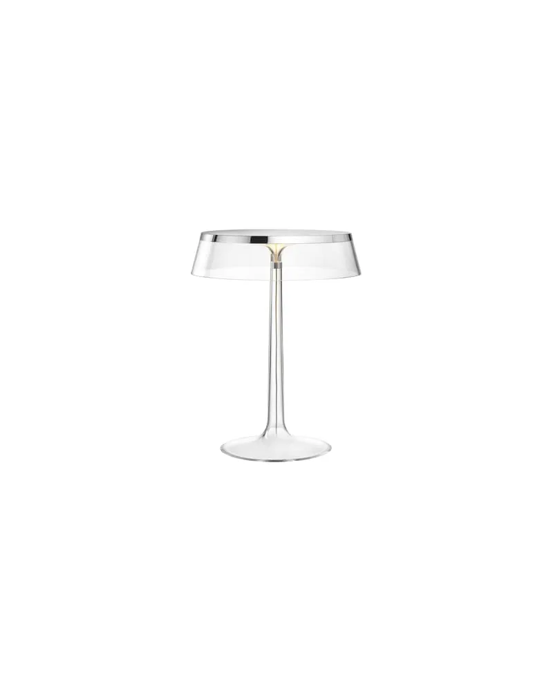 Flos Tischleuchte Bon Jour - Transparent - PMMA - Designer Philippe Starck 