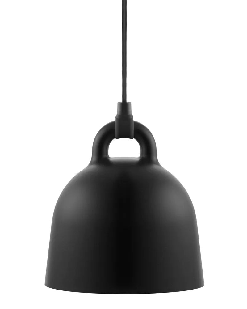 Normann Copenhagen Pendelleuchte Bell - Grau - Aluminium - Designer Jacob Rudbeck 