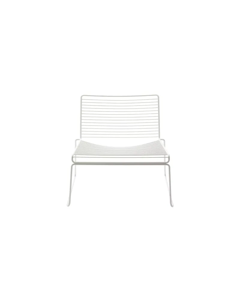 Hay Lounge Sessel Hee - Weiß - lackierter Stahl - Designer Hee Welling 