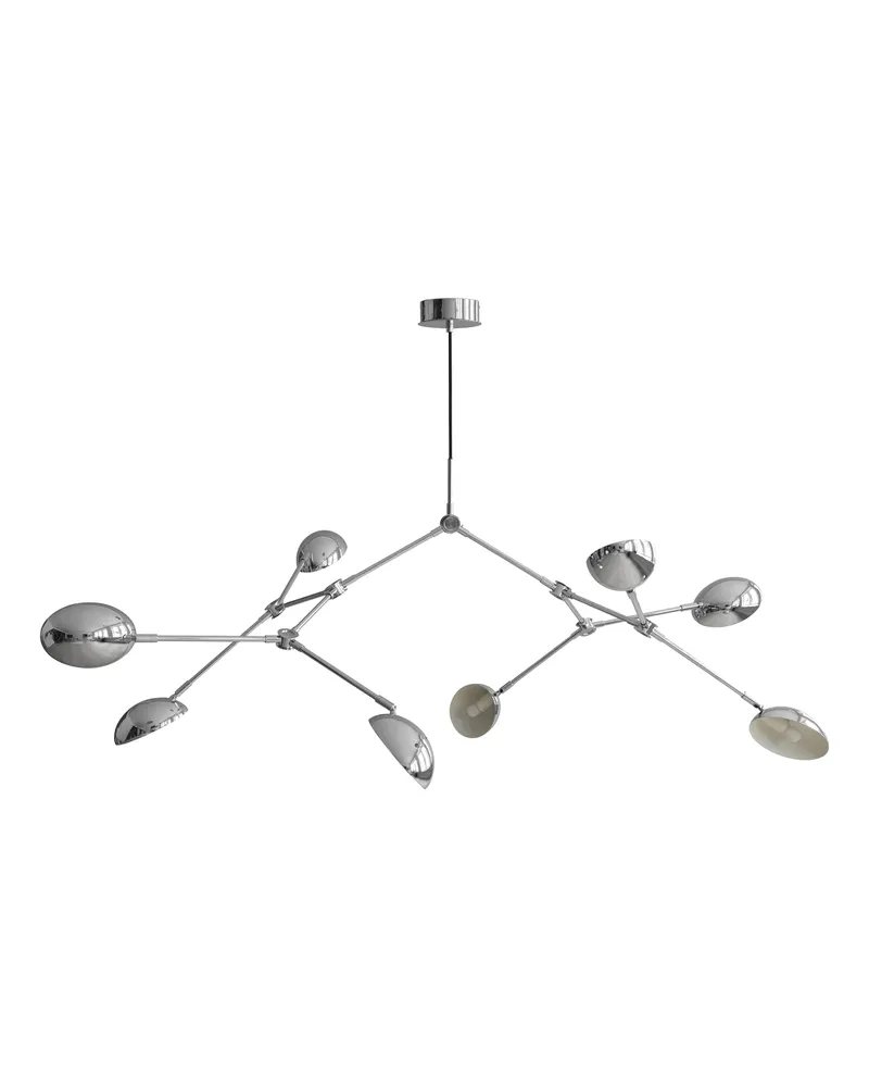 101 Copenhagen Pendelleuchte Drop - Silber - Aluminium - Designer Tommy Hyldahl 