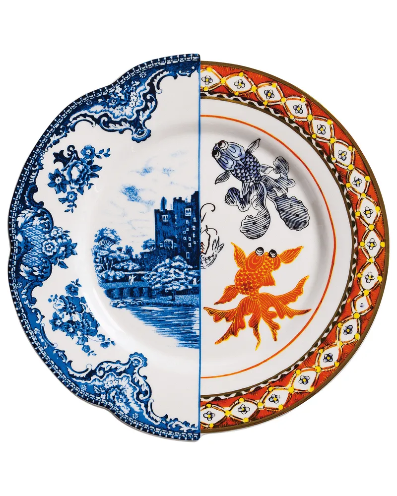 Seletti Teller Hybrid - Bunt - Porzellan - Designer Studio CTRLZAK 