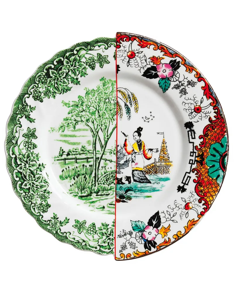 Seletti Teller Hybrid - Bunt - Porzellan - Designer Studio CTRLZAK 