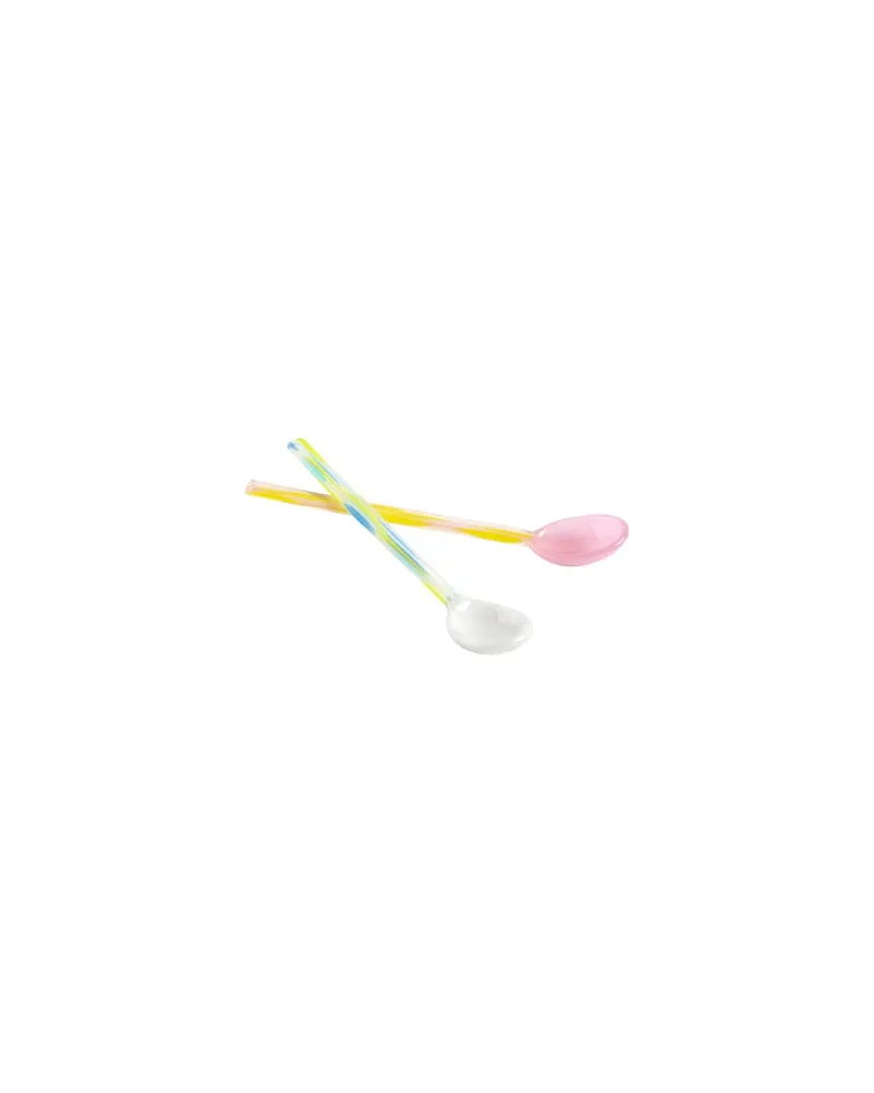 Hay Löffel Cuillère verre - Bunt - Glas 