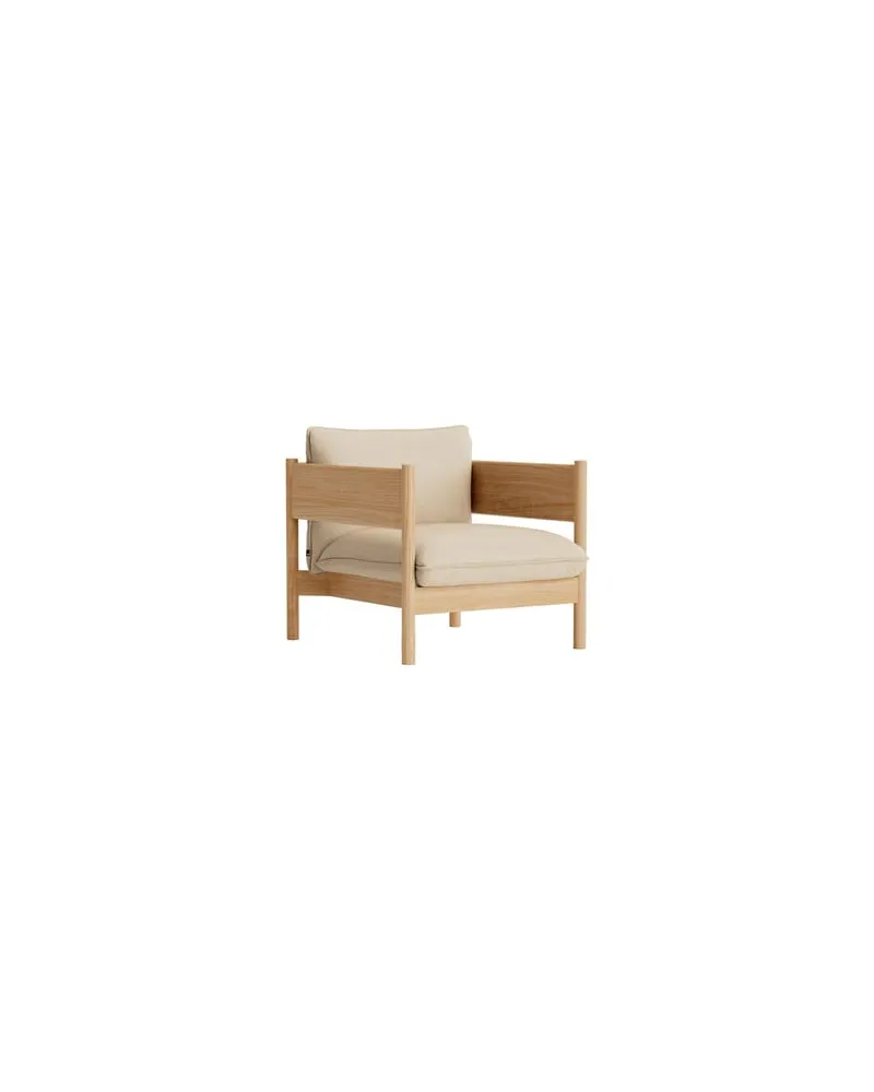 Hay Gepolsterter Sessel Arbour - Beige - FSC-Massivholz - Designer Daniel Rybakken 