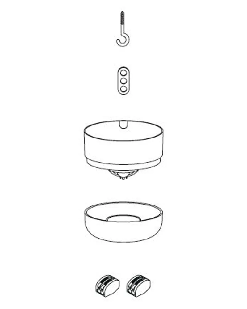 Muuto Rosette E27 - Weiß - Polyäthylen Weiß