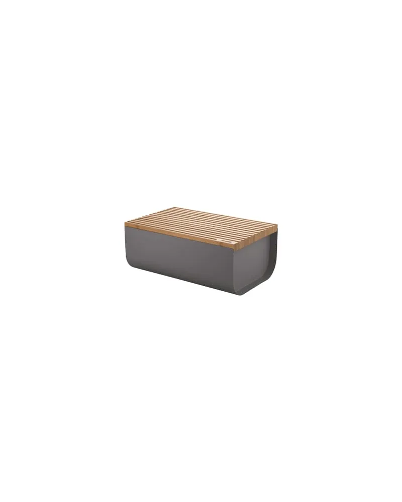 Alessi Brotkasten Mattina - Grau - Bambus - Designer Big Game 