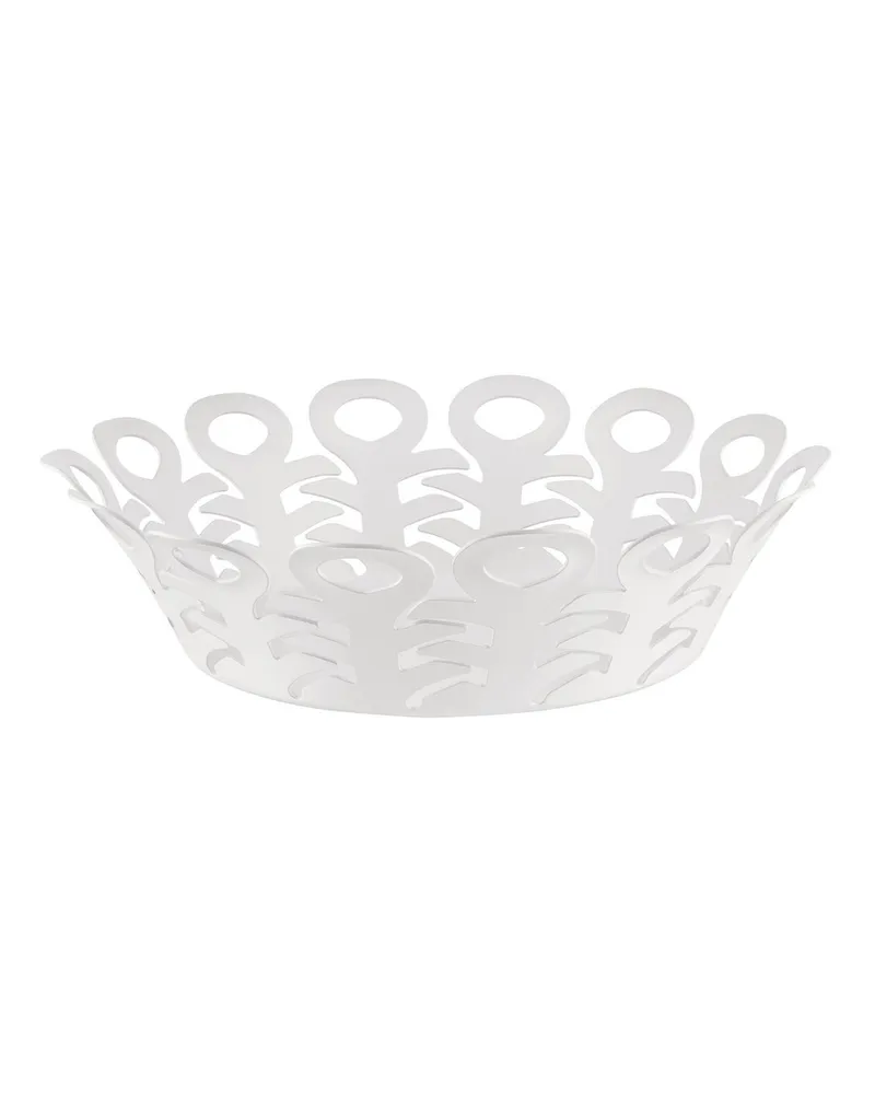 Alessi Korb Vimini - Weiß - Stahl - Designer Donia Maaoui 
