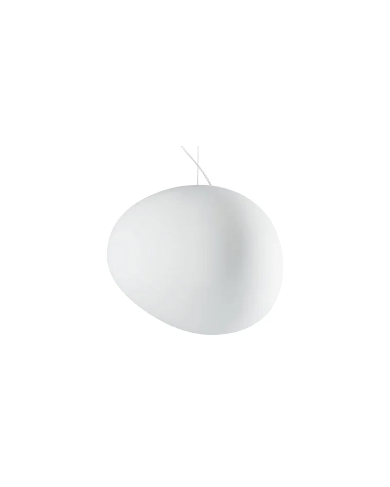 Foscarini Pendelleuchte Gregg - Weiß - geblasenes Glas - Designer Ludovica & Roberto Palomba 