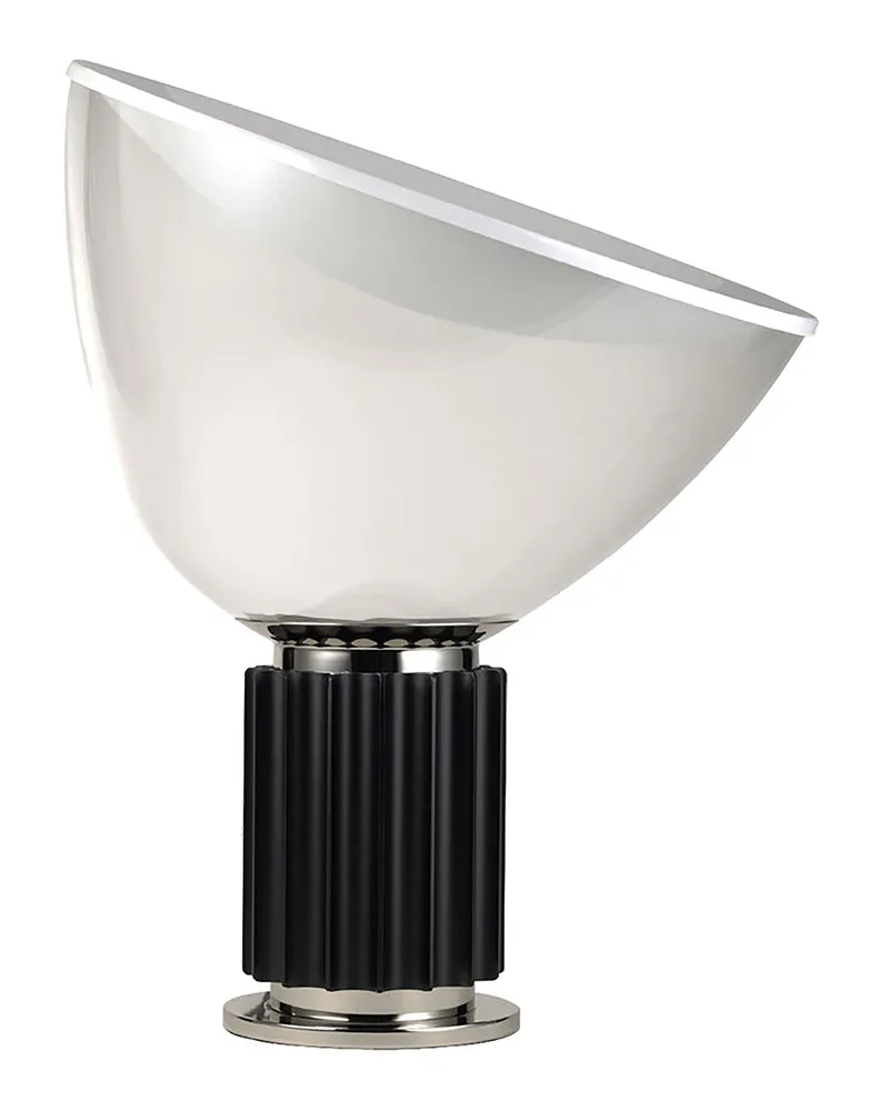 Flos Tischleuchte Taccia - Braun - geblasenes Glas - Designer Pier Giacomo Castiglioni 