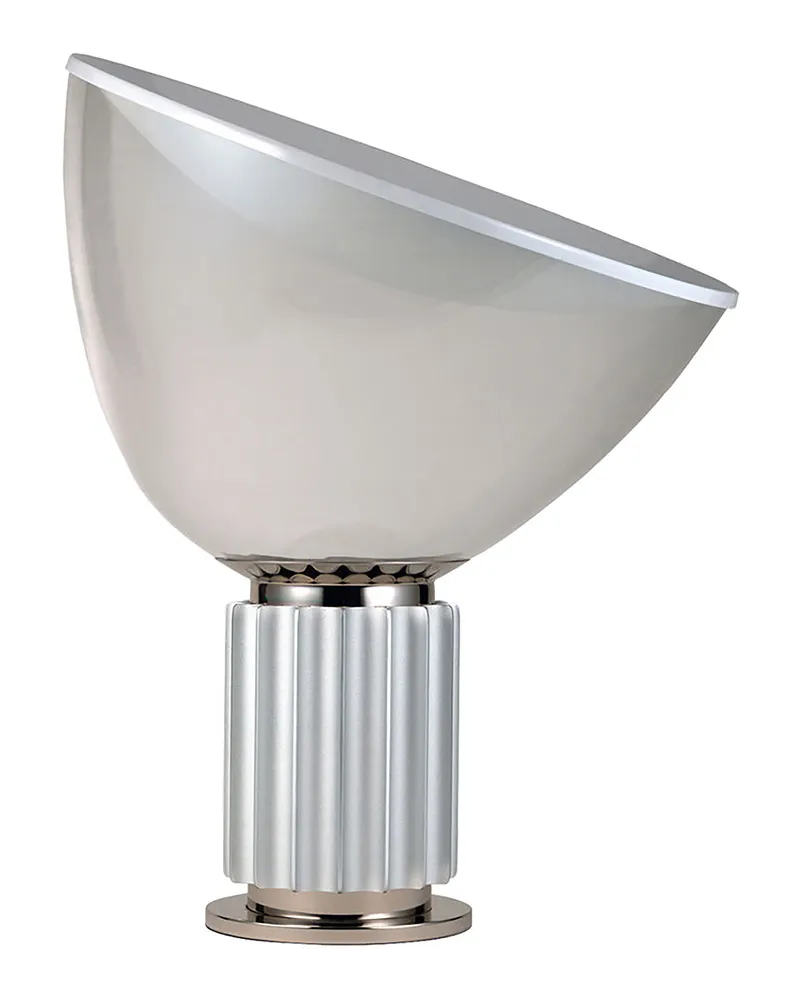 Flos Tischleuchte Taccia - Braun - geblasenes Glas - Designer Pier Giacomo Castiglioni 