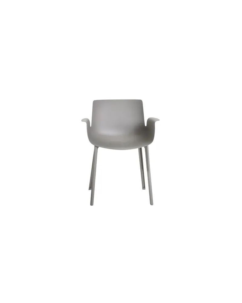 Kartell Sessel Piuma - Grau - Verbundpolymer, thermoplastisch - Designer Piero Lissoni 