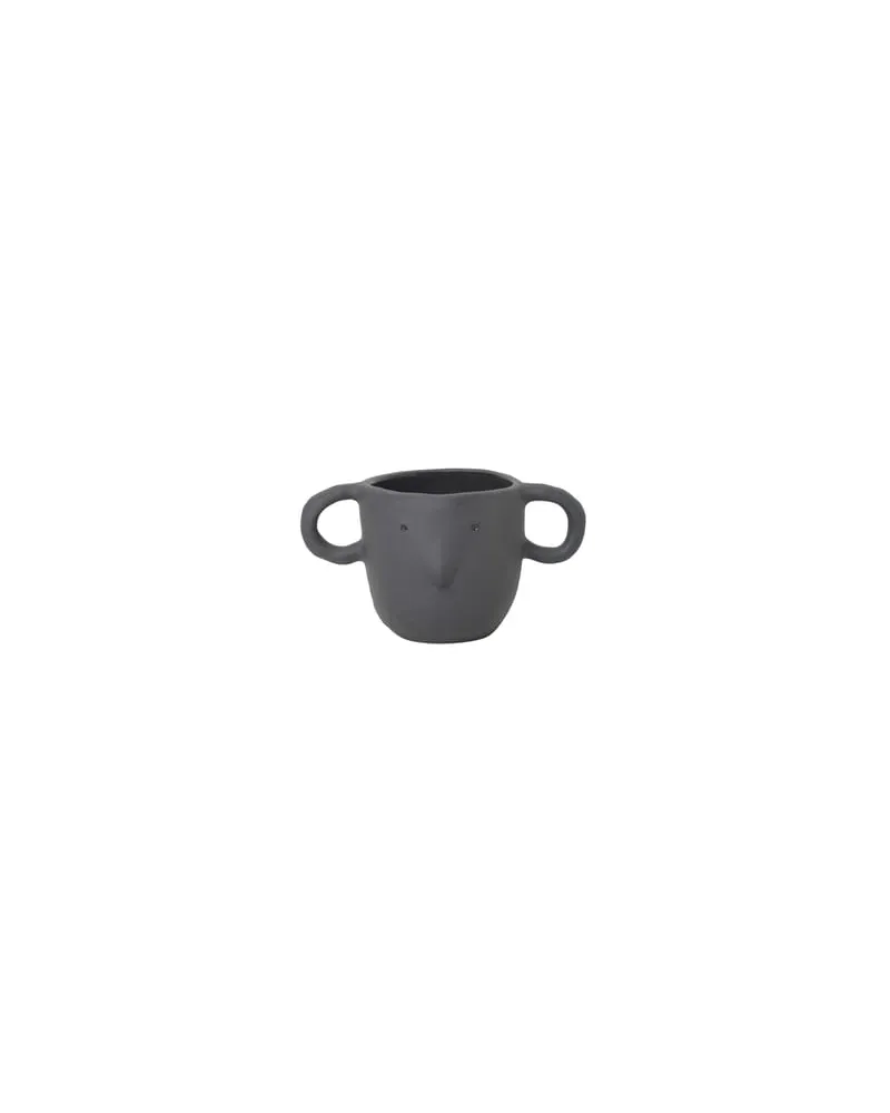 ferm LIVING Blumentopf Mus - Grau - Sandstein - Designer Trine Andersen 