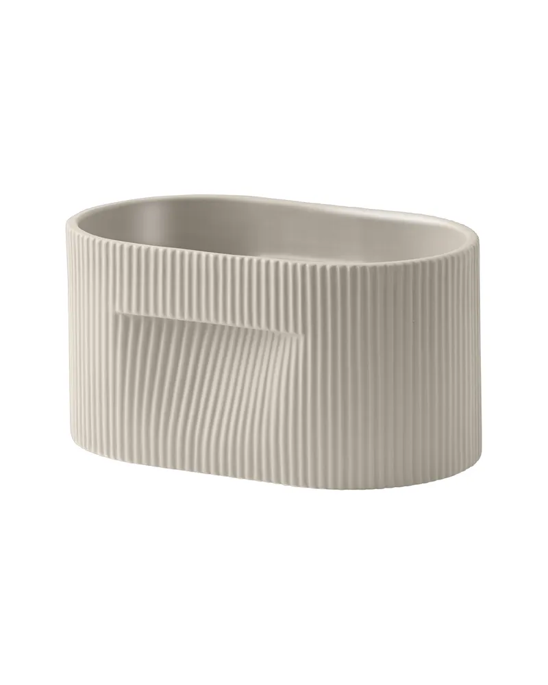 Muuto Blumentopf Ridge - Braun - Terrakotta - Designer Studio Kaksikko 