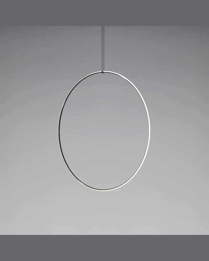 Flos Pendelleuchte Arrangements - Schwarz - bemaltes Aluminium - Designer Michael Anastassiades 
