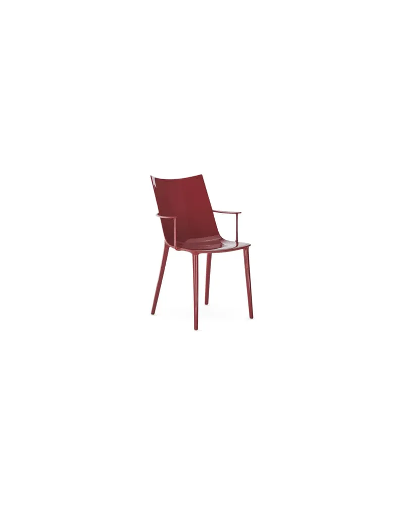 Kartell Stuhl H. H.H - Rot - Recyceltes thermoplast. Technopolymer - Designer Philippe Starck 