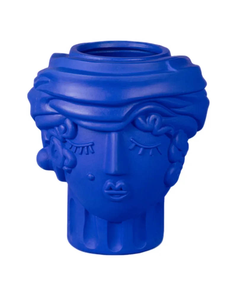 Seletti Vase Magna Graecia - Blau - Terrakotta - Designer Antonio Aricò 
