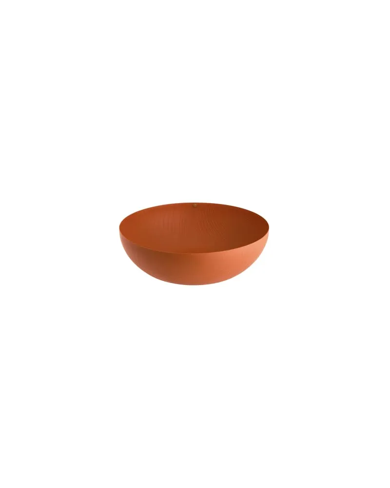 Alessi Schale Veneer - Braun - rostfreier Stahl - Designer Patricia Urquiola 
