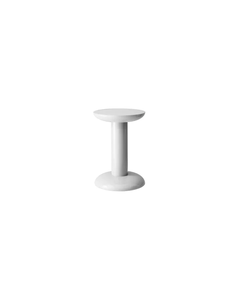 raawii Beistelltisch Thing - Weiß - Recyceltes Aluminium - Designer George Sowden 