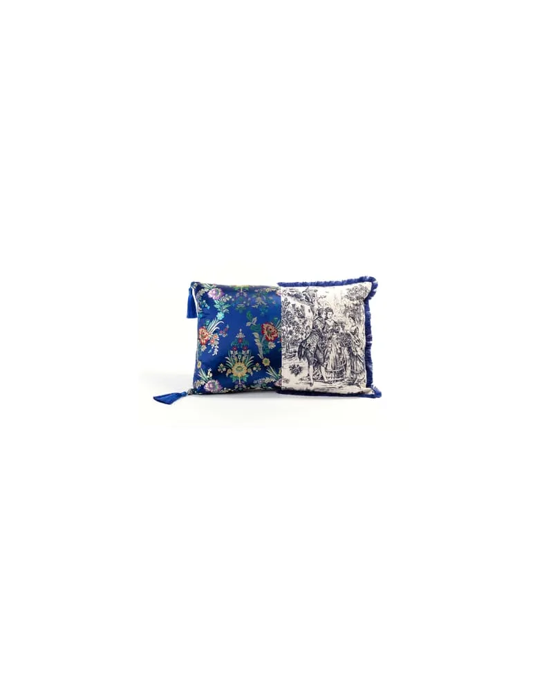 Seletti Kissen Hybrid - Blau - Daunen - Designer Studio CTRLZAK 