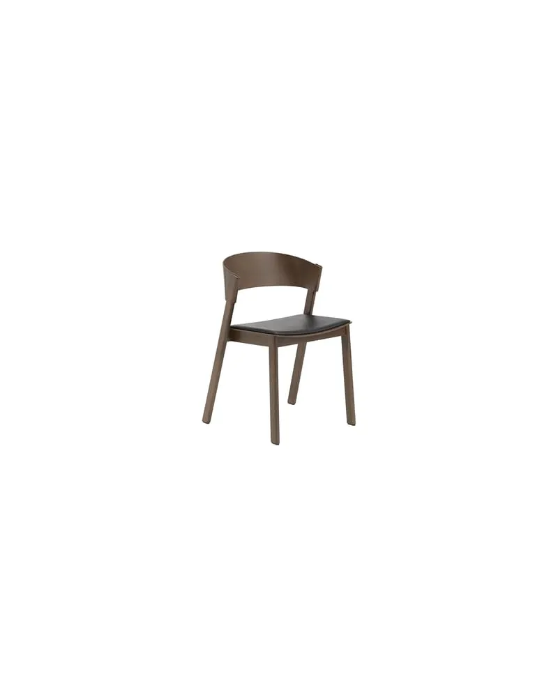 Muuto Stapelbarer Stuhl Cover - Braun - Gebogenes Sperrholz - Designer Thomas Bentzen 
