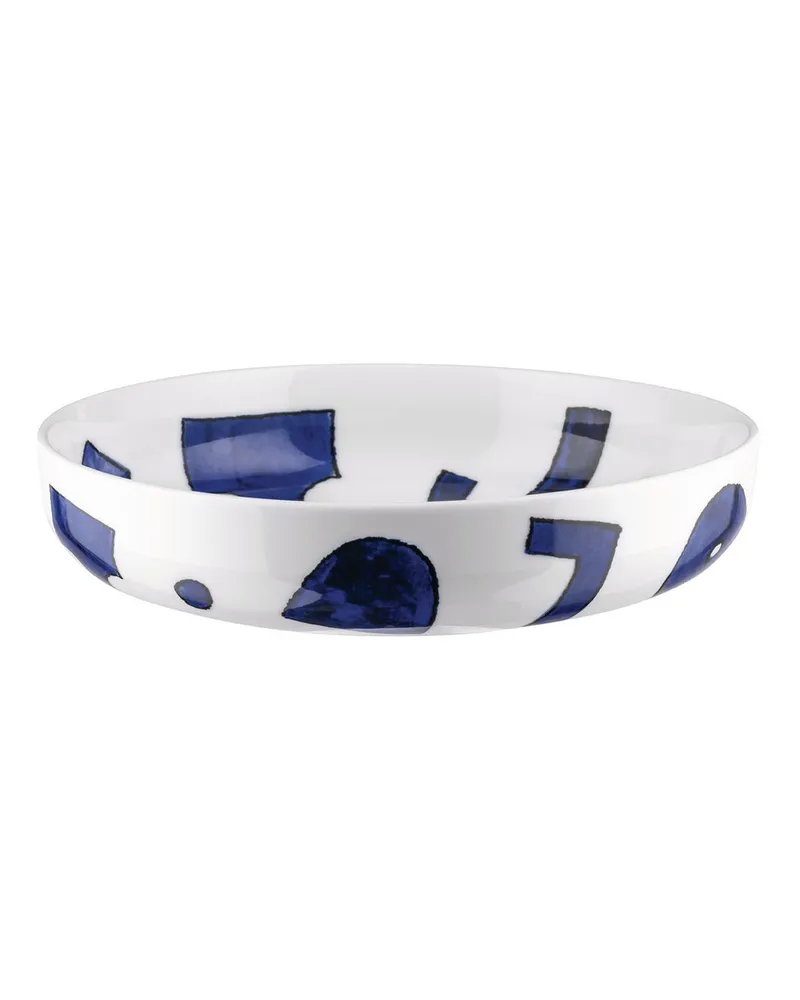 Alessi Suppenteller Itsumo - Blau - Porzellan - Designer Samiro Yunoki 