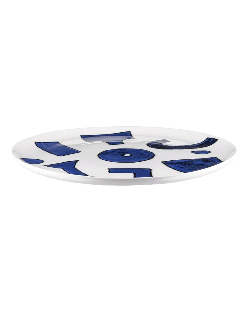 Alessi Teller Itsumo - Blau - Porzellan - Designer Samiro Yunoki 