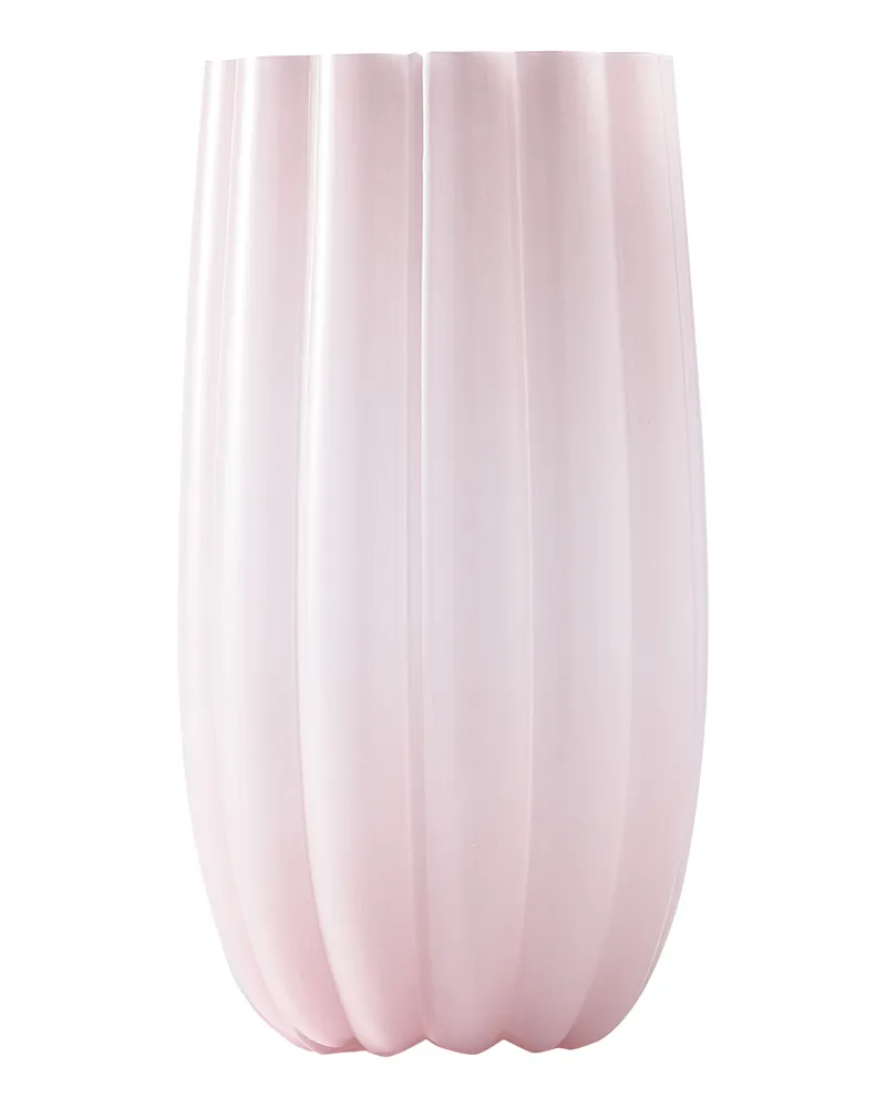 POLSPOTTEN Vase Melon - Rosa - Bemaltes Glas 