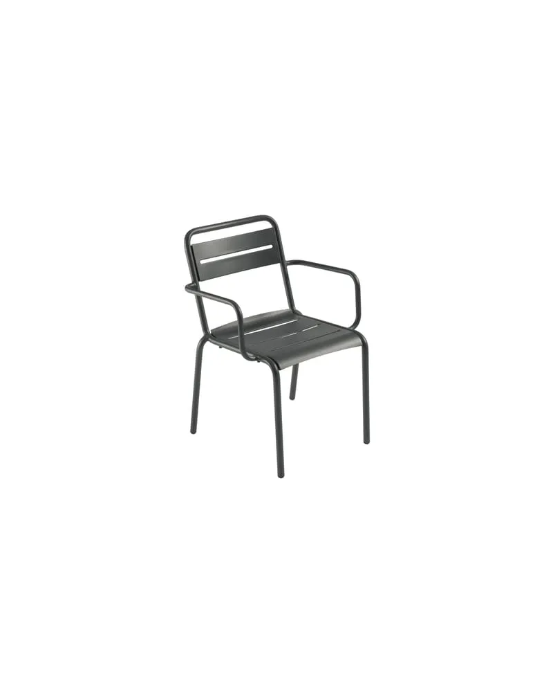 EMU Stapelbarer Sessel Star - Metall - Galvanisiertes Blech 