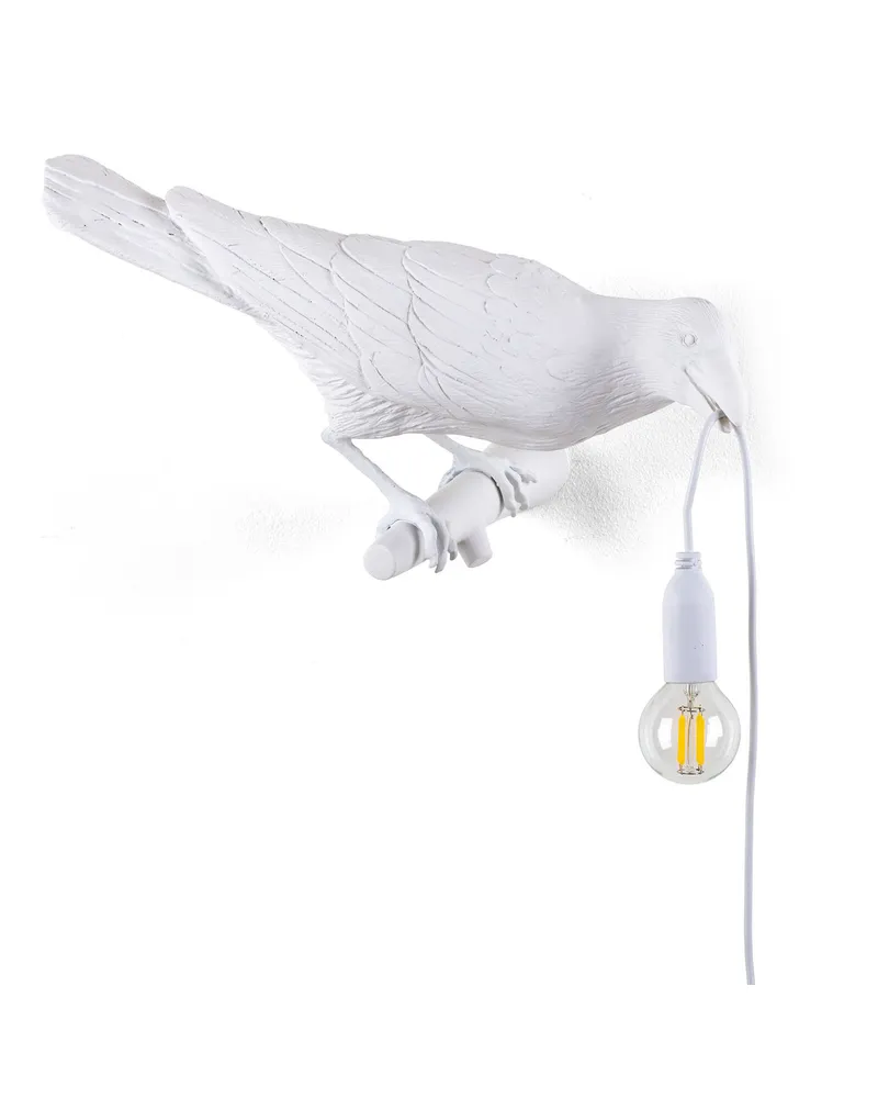 Seletti Outdoor-Wandleuchte mit Stecker Animaux - Weiß - Harz - Designer Marcantonio 