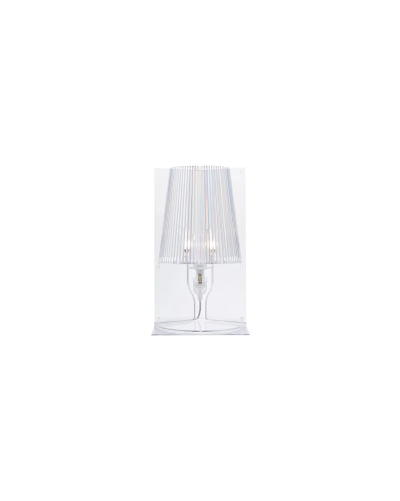 Kartell Tischleuchte Take - Transparent - Polycarbonat 2.0 - Designer Ferruccio Laviani 