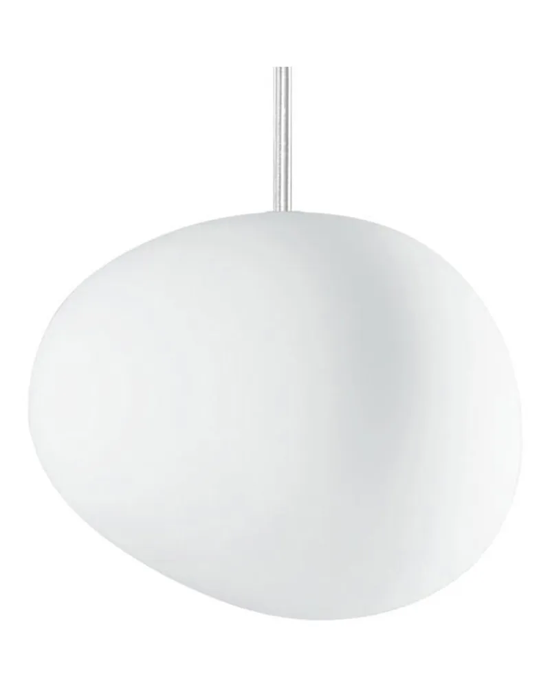 Foscarini Pendelleuchte Gregg - Weiß - geblasenes Glas - Designer Ludovica & Roberto Palomba 