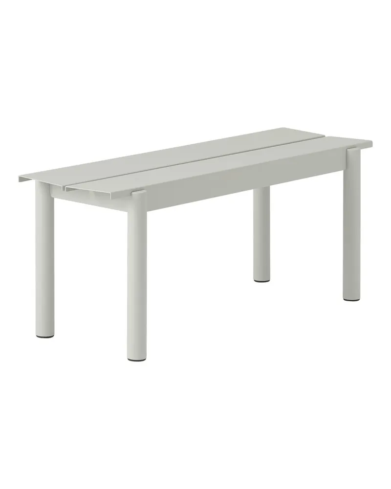 Muuto Bank Linear - Grau - Aluzinc - Designer Thomas Bentzen 