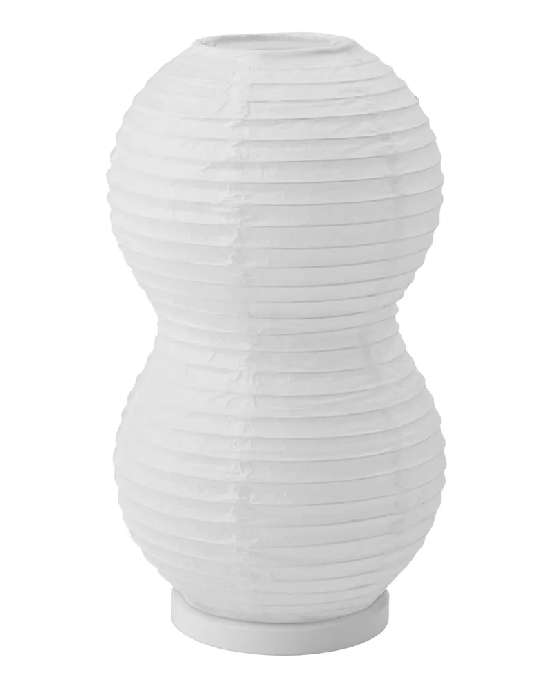 Normann Copenhagen Tischleuchte Puff - Weiß - Reispapier - Designer Saskia Huebner 
