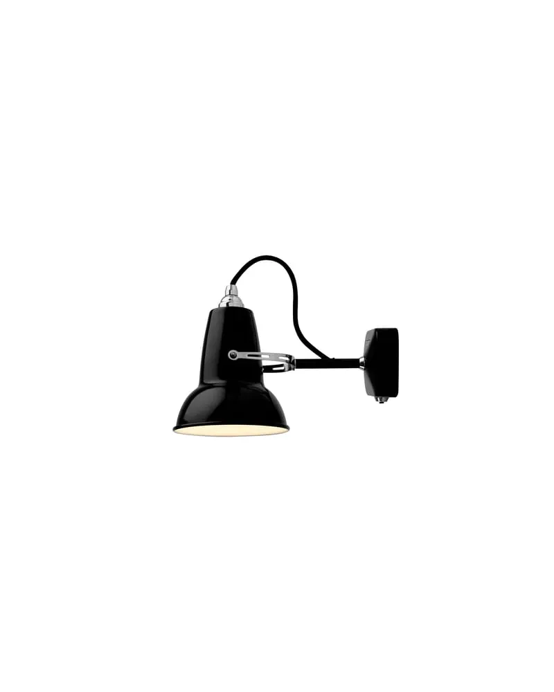 Anglepoise Wandleuchte Original 1227 - Schwarz - Gussaluminium - Designer George Carwardine 